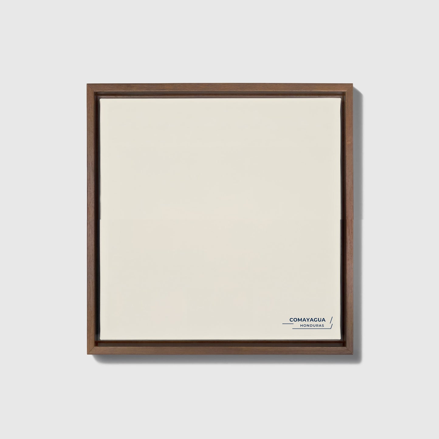 Comayagua Honduras Colorful City Map Canvas Print • Dark Wooden Framed