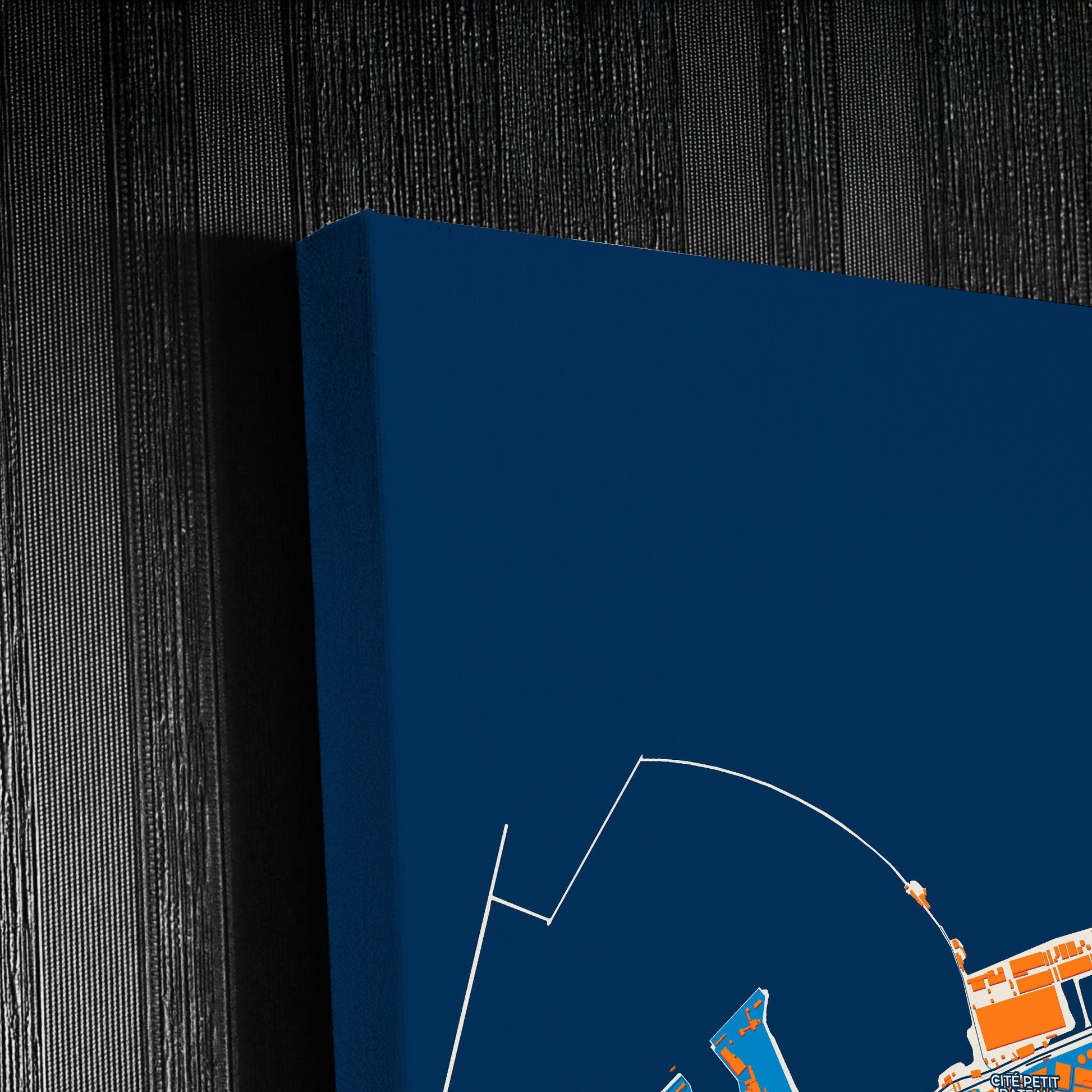 Conakry Guinea Colorful City Map Canvas Print Detail