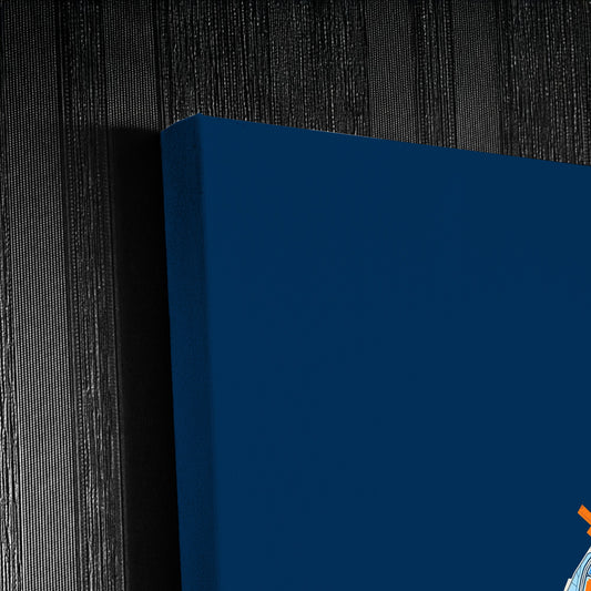 İzmi̇r Turkey Colorful City Map Canvas Print Detail