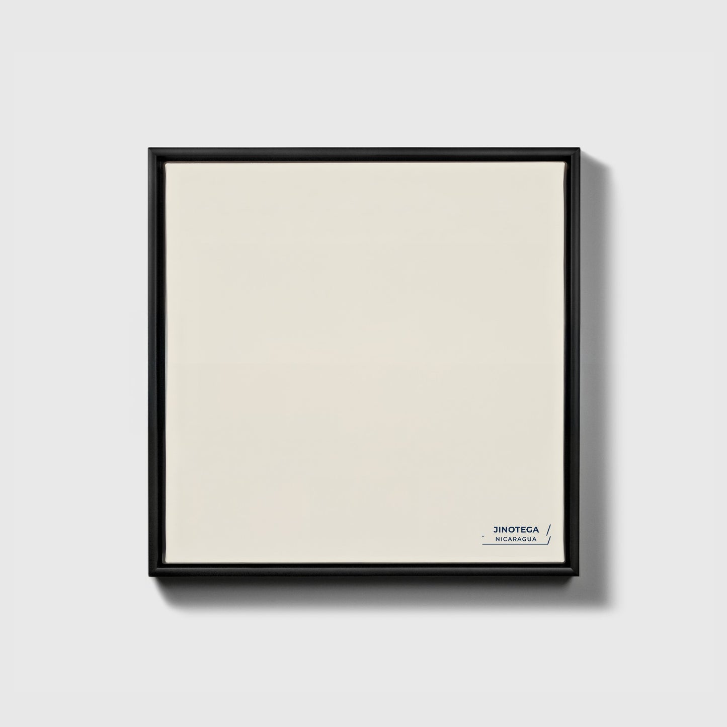 Jinotega Nicaragua Colorful City Map Canvas Print • Black Framed