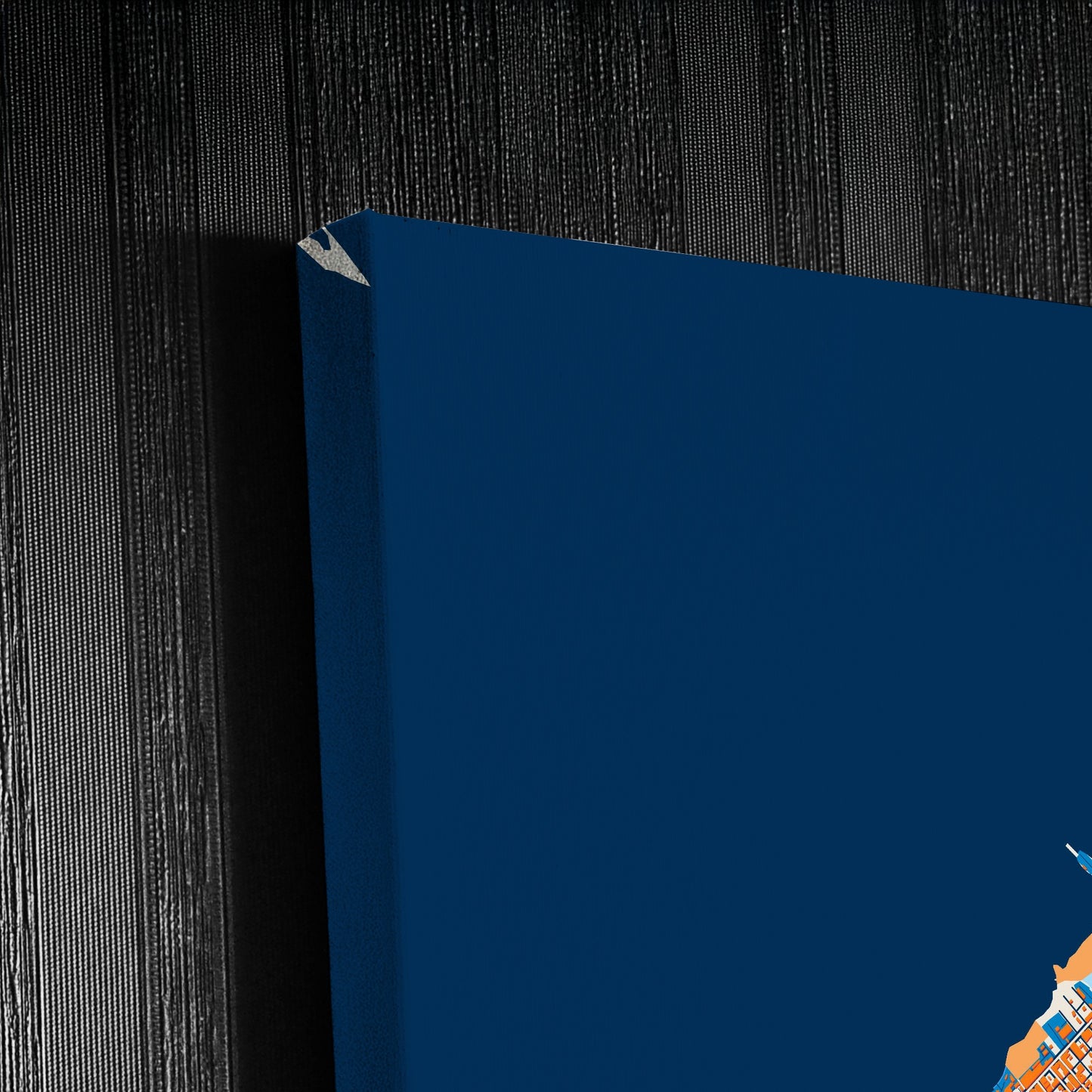 Manzanillo Cuba Colorful City Map Canvas Print Detail