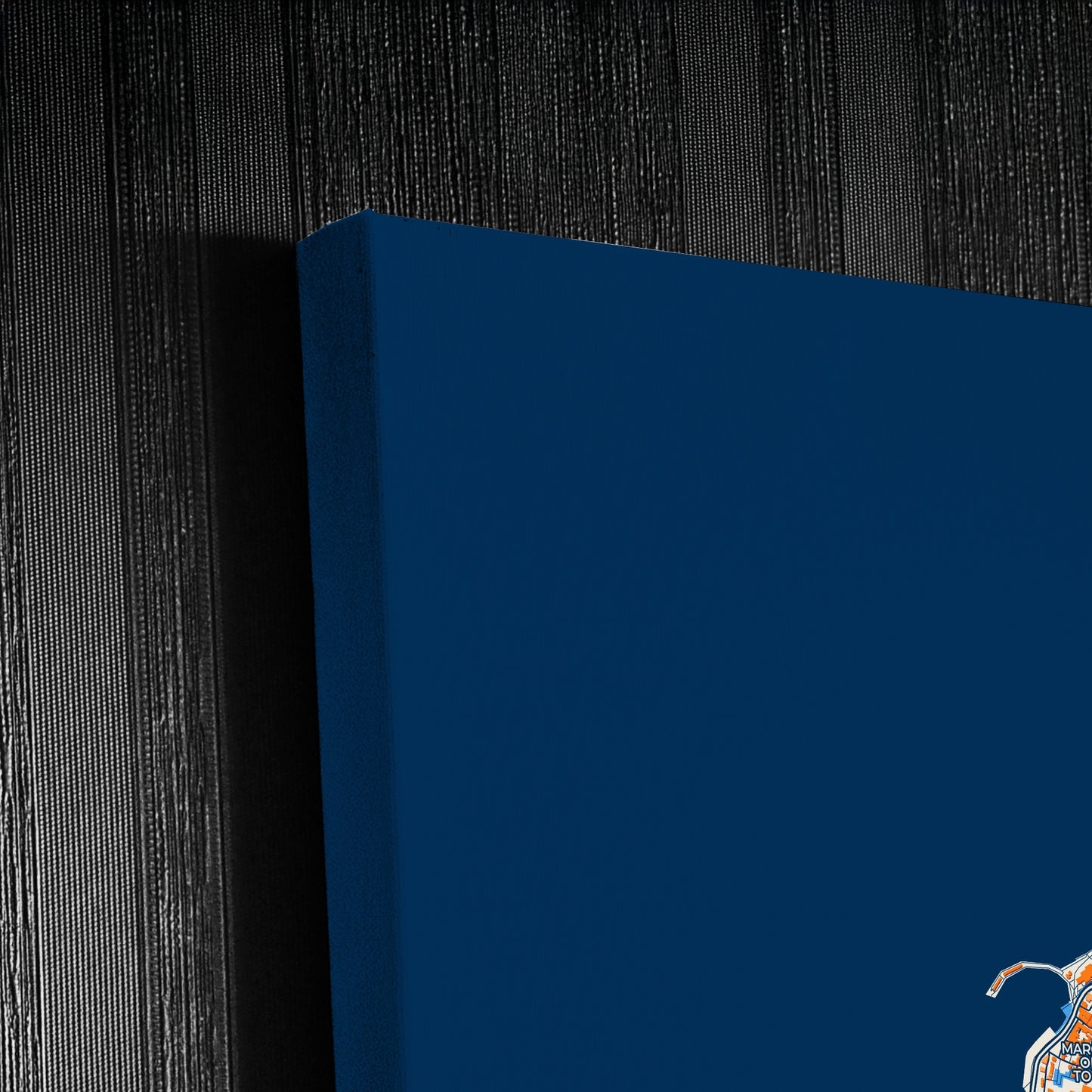 Margate England Colorful City Map Canvas Print Detail