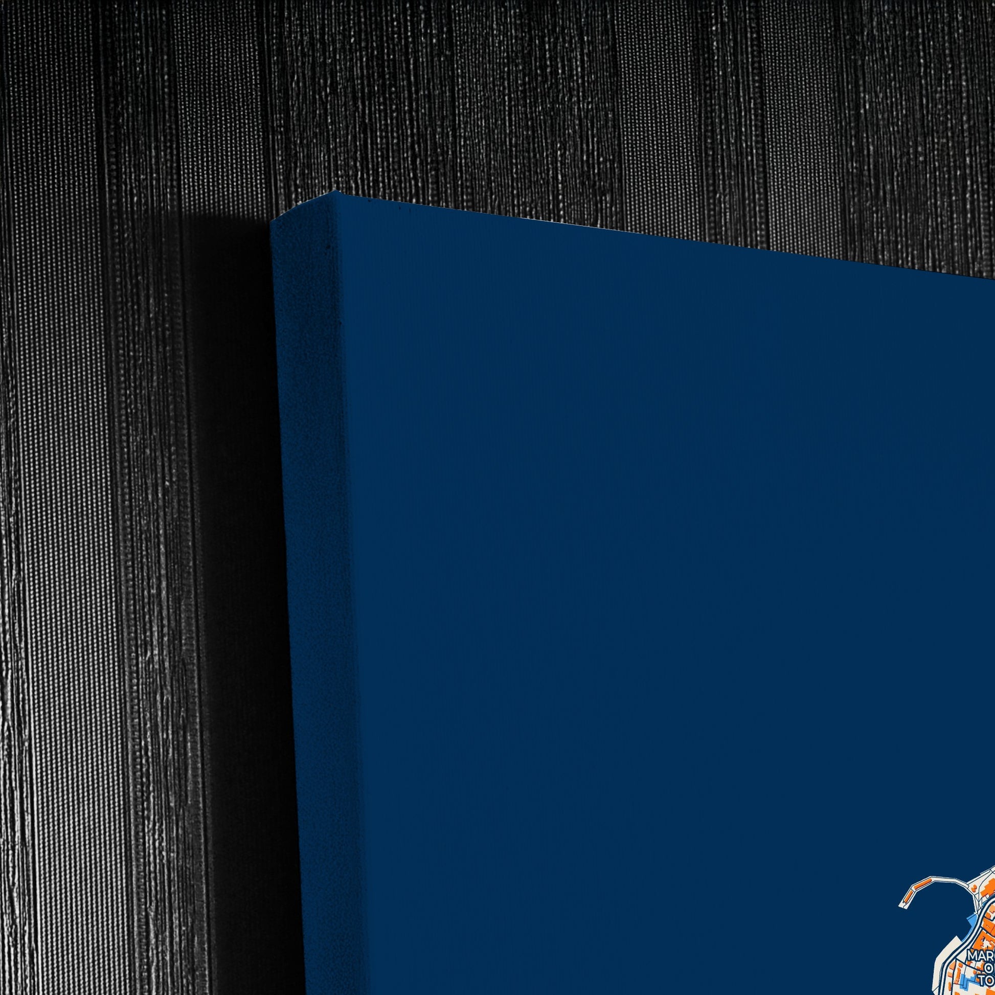 Margate England Colorful City Map Canvas Print Detail