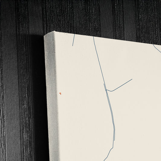 Monteria Colombia Colorful City Map Canvas Print Detail