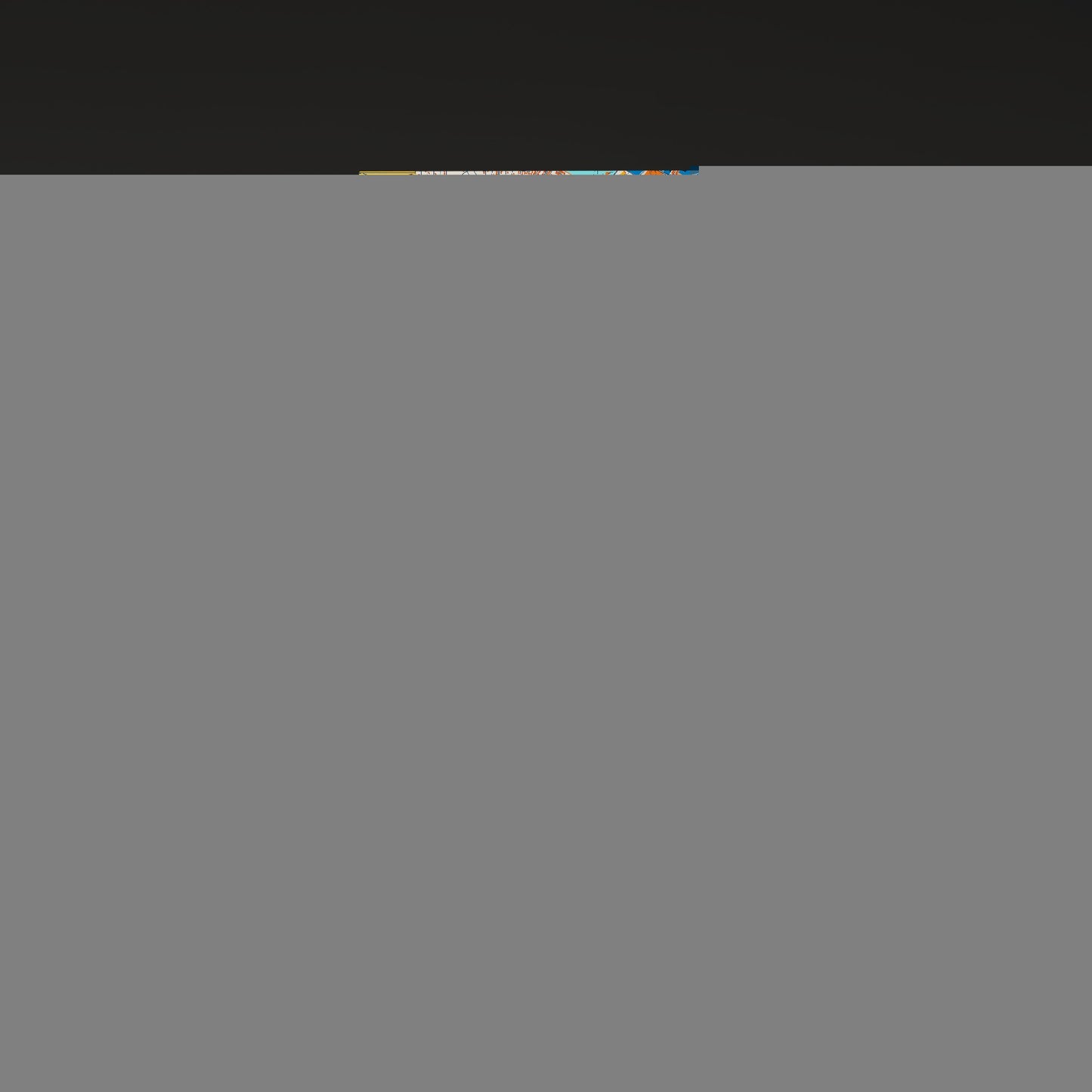 North Port Florida Colorful City Map Canvas Print Scene