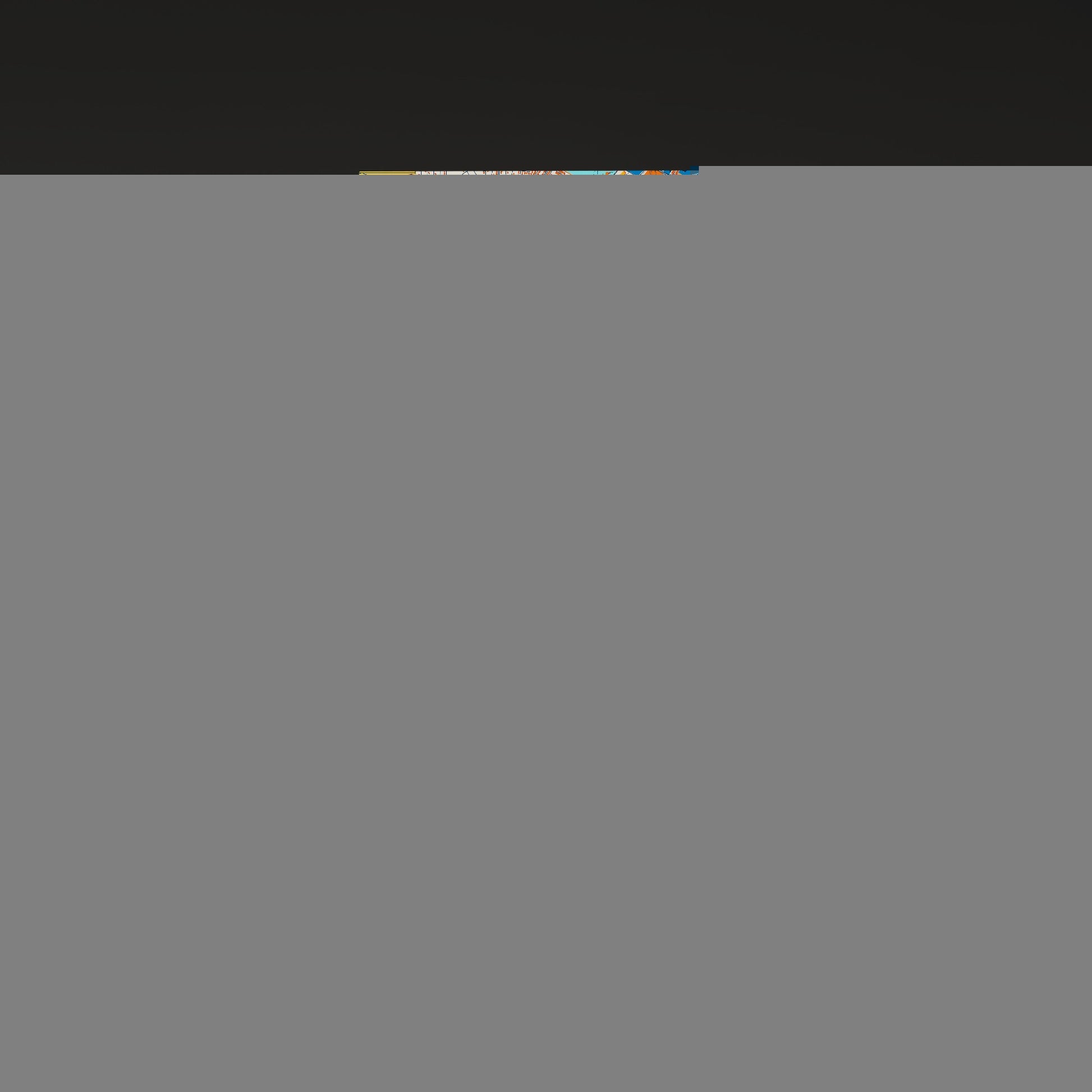 North Port Florida Colorful City Map Canvas Print Scene