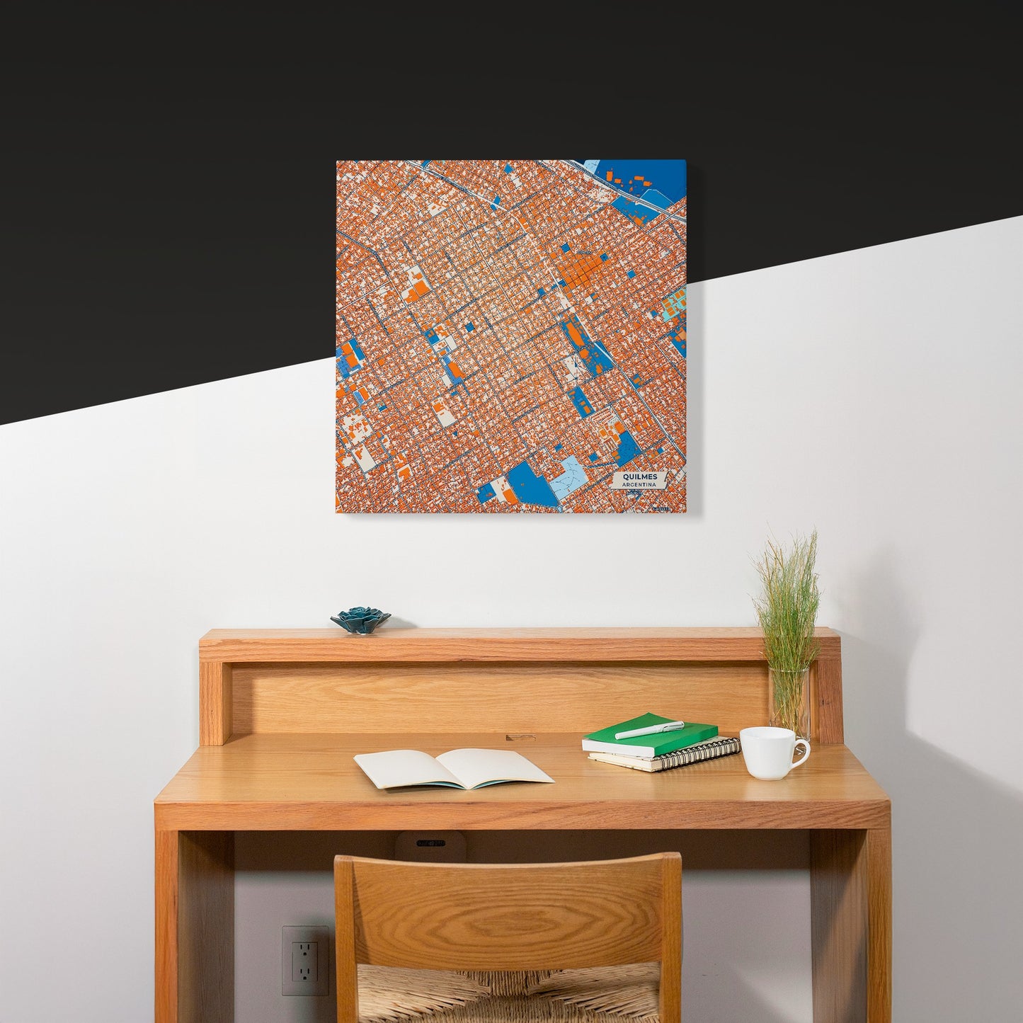 Quilmes Argentina Colorful City Map Canvas Print Scene