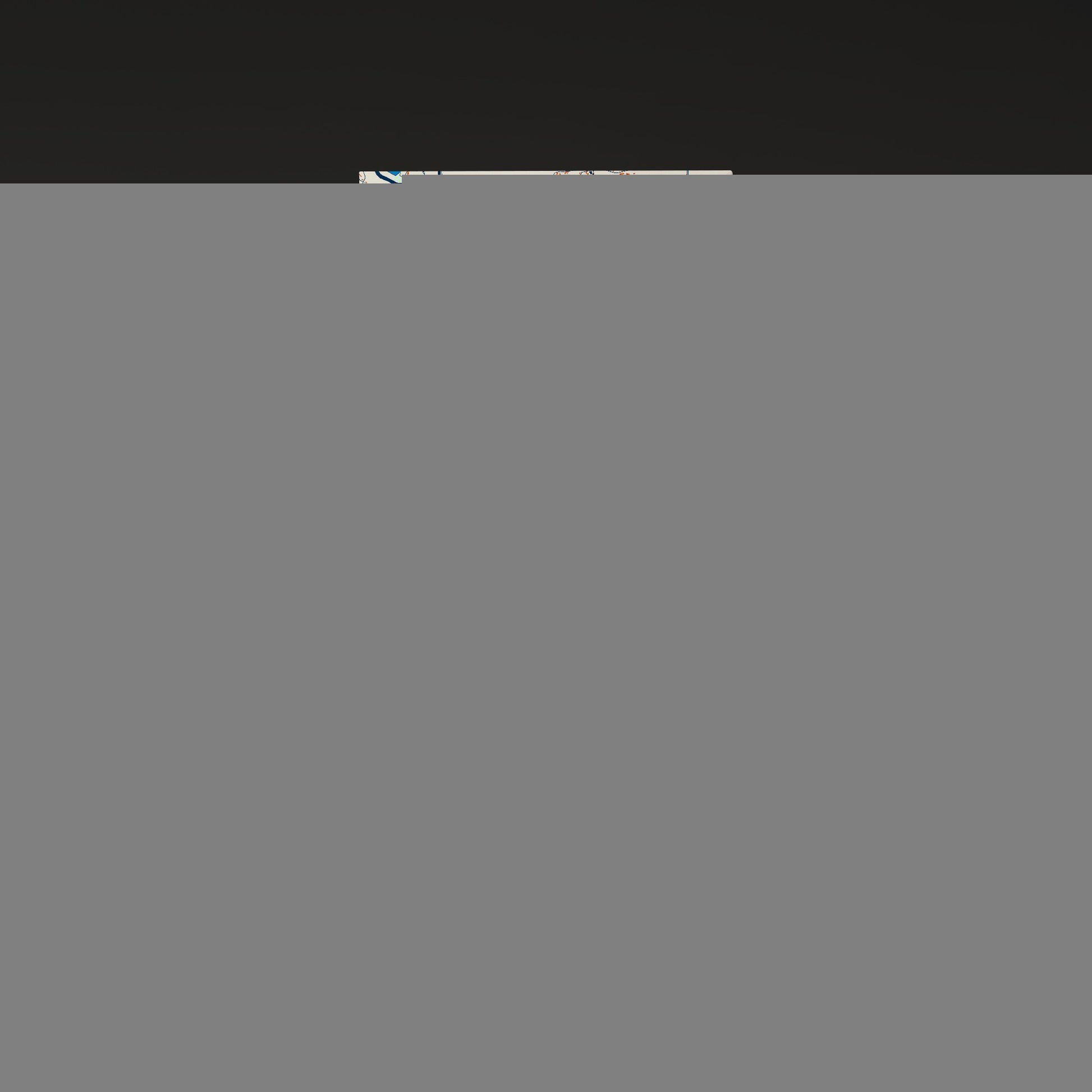 Santa Luzia Brazil Colorful City Map Canvas Print Scene