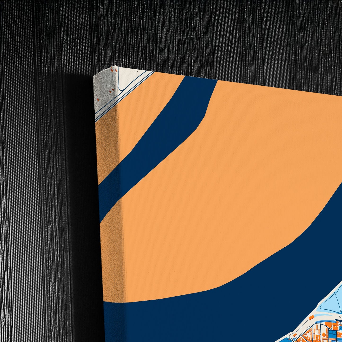 Смедерево Serbia Colorful City Map Canvas Print Detail