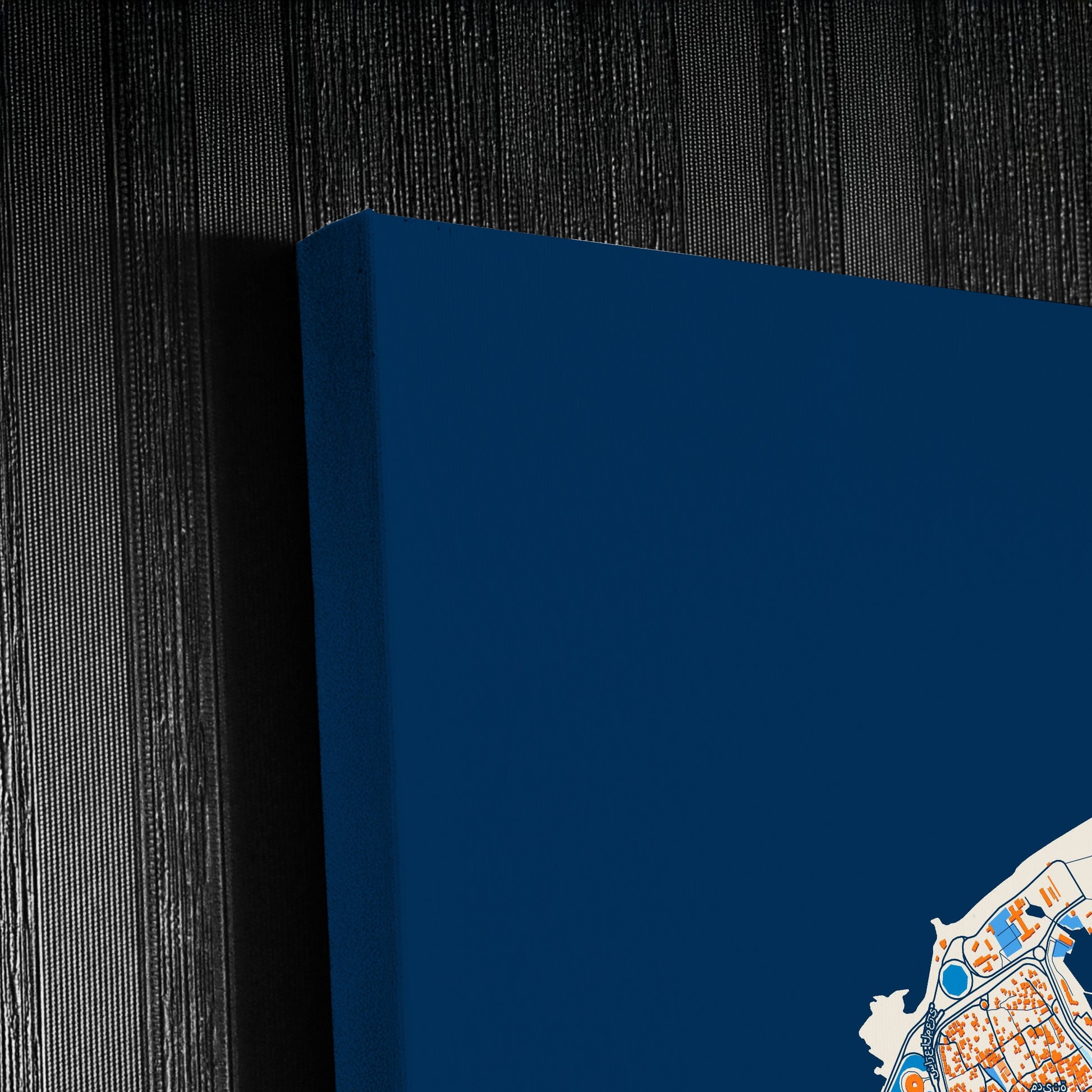 Tripoli Libya Colorful City Map Canvas Print Detail