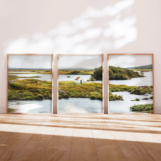 Connemara, Galway, Ireland - Wall Art Set of 3 Prints