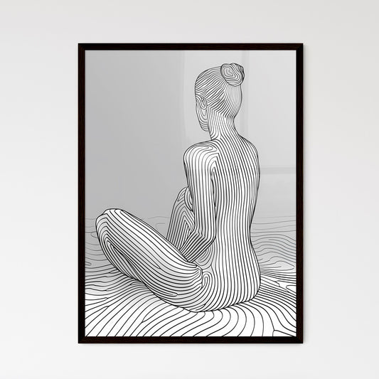 Vibrant Feminine Sticker Art - Framed Art Print