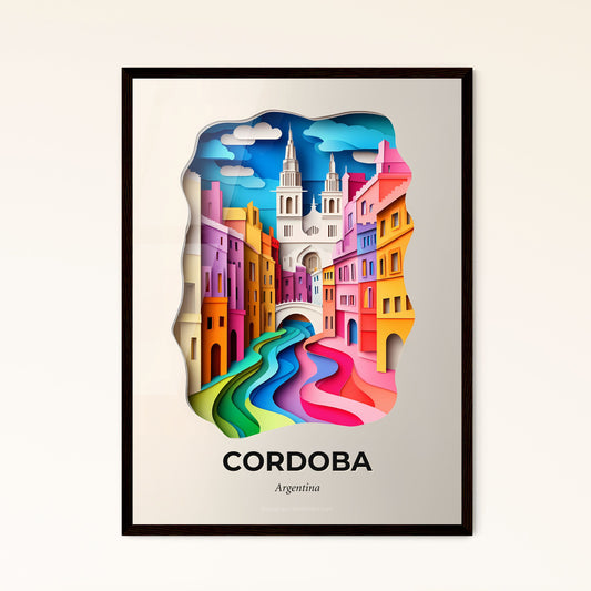 Vivid Cordoba, Argentina, Papercut Print