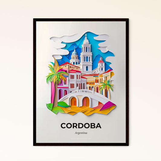 Vivid Cordoba, Argentina, Papercut Print