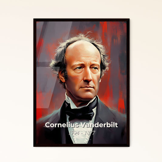 Portrait of Cornelius Vanderbilt Framed Print