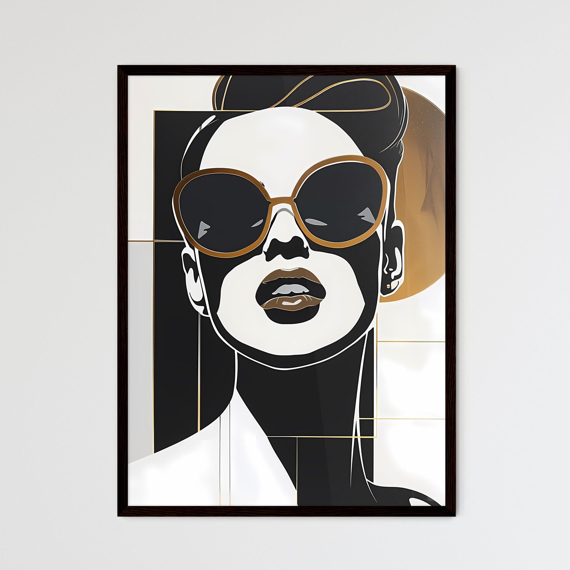Vibrant Minimalist Artwork - Framed Art Print