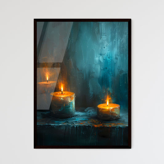 Minimalistic Historical Oil Painting Still L - Framed Art Print