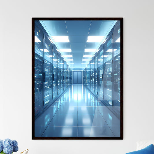 Abstract Hallway Art - Framed Art Print