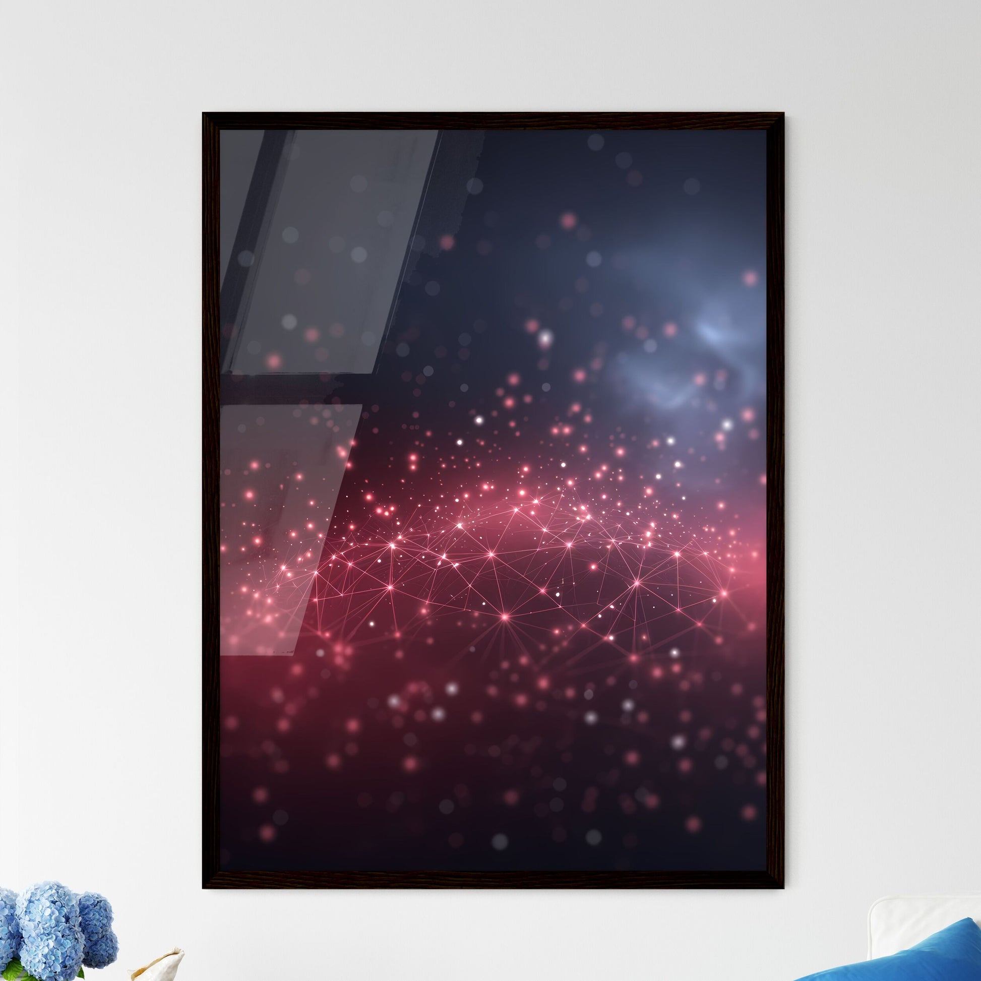 Modern abstract artwork - Framed Art Print