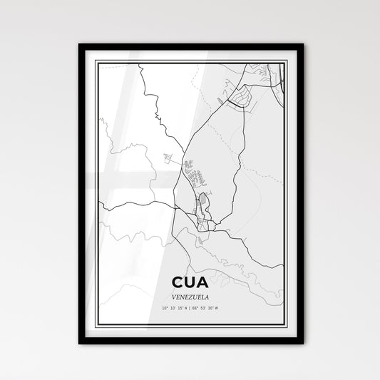 Cua Venezuela - Scandinavian Style City Map for Modern Home Decor