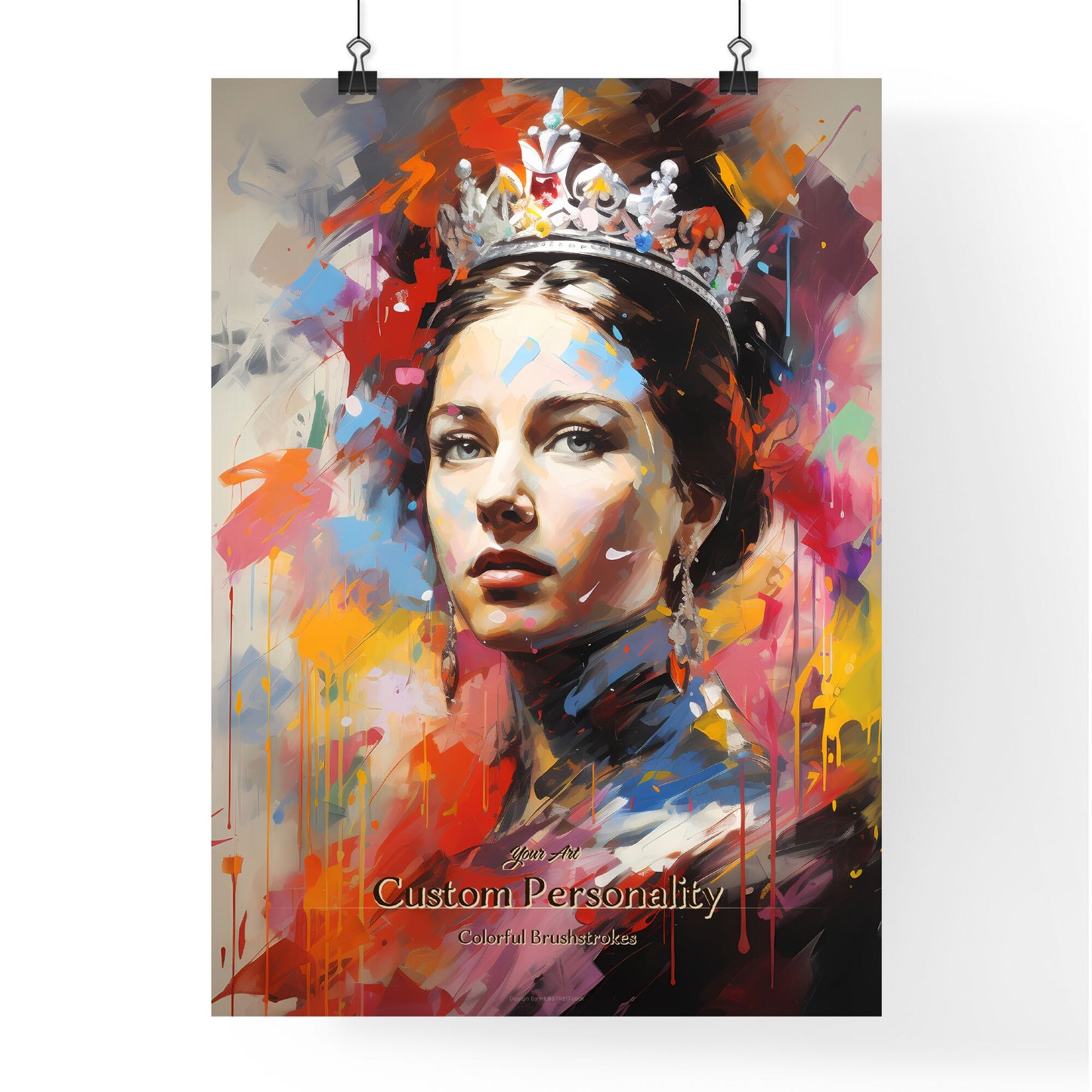 Custom Colorful Art Portrait - Let's design your personal print now!