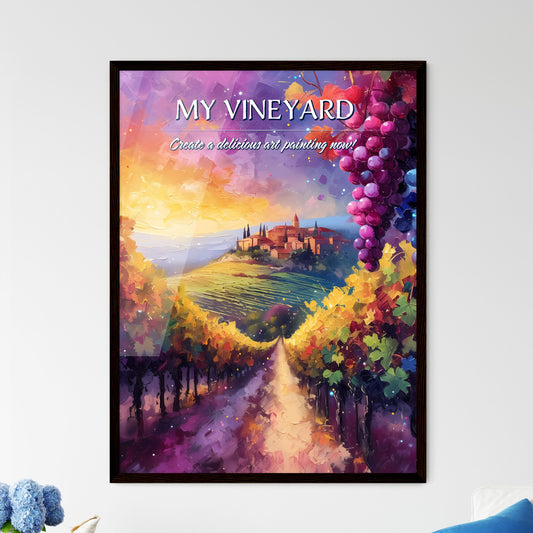 MY VINEYARD – Create a delicious art painting now!