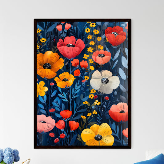 Elegant and vibrant design for cozy pillows - Framed Art Print
