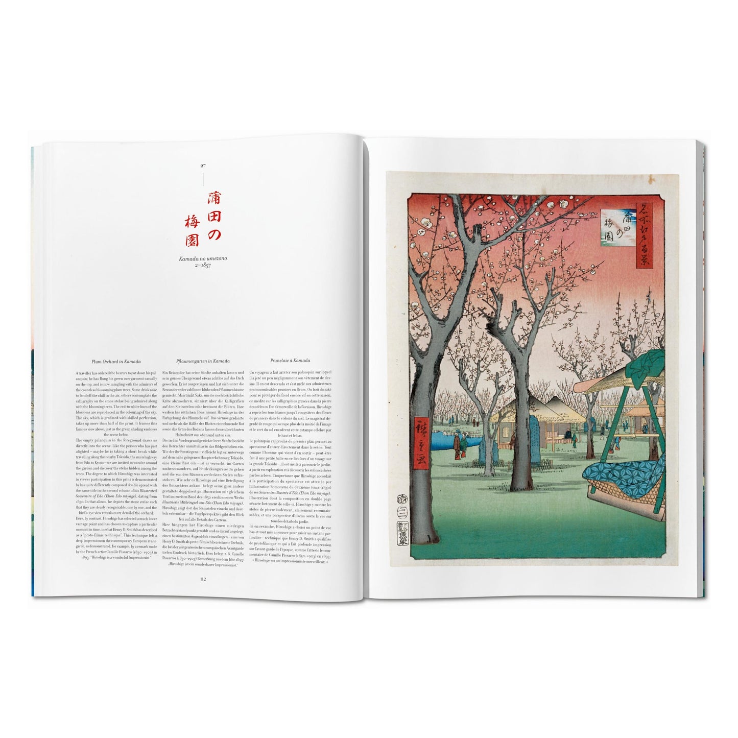 Hiroshige. One Hundred Famous Views of Edo (Spanish, English, Italian)