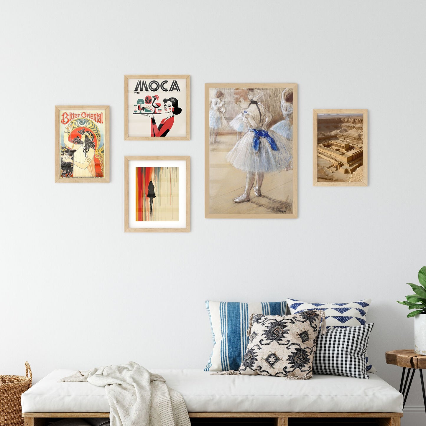 Wall Art with Dancer by Edgar Degas