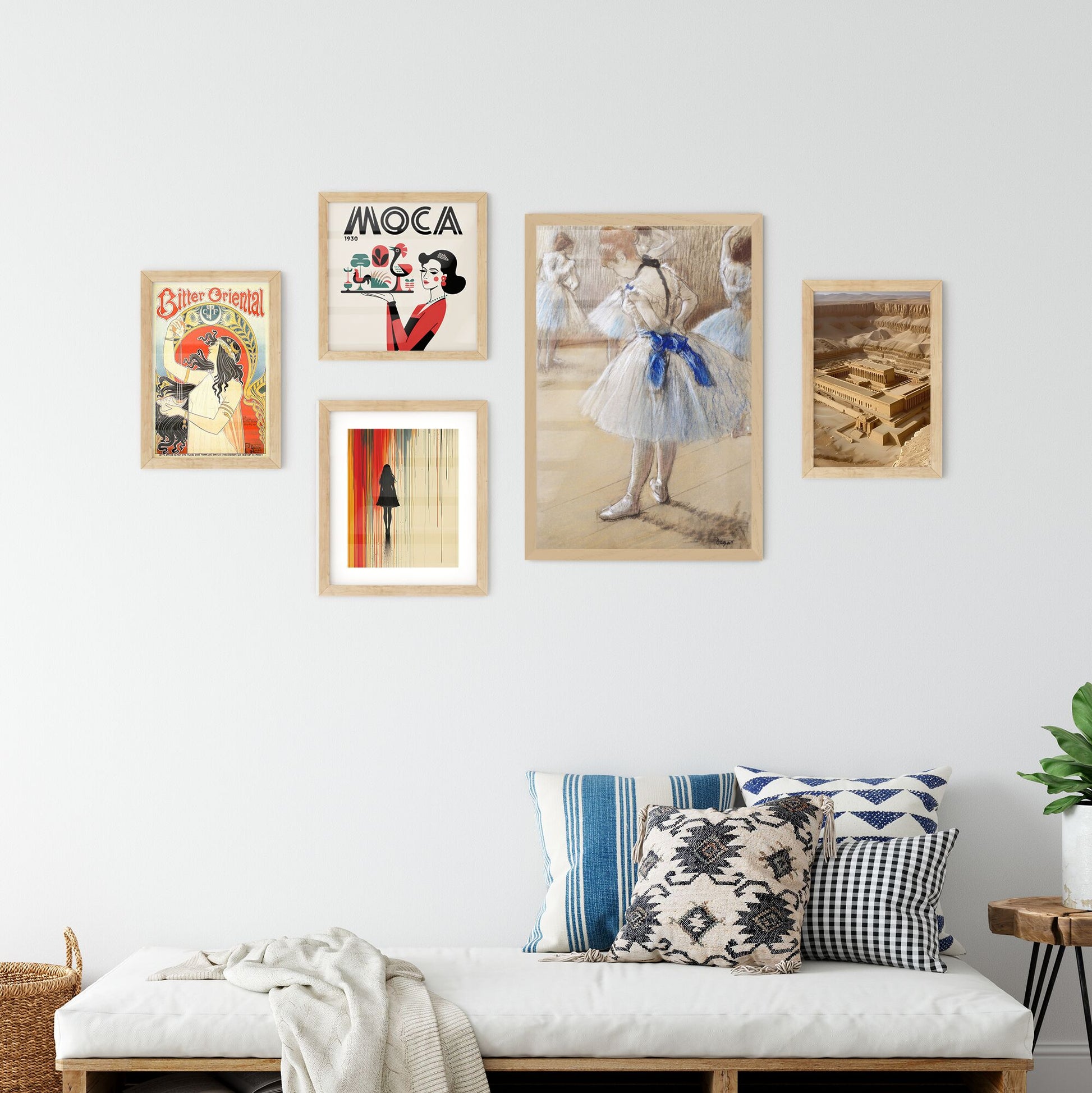 Wall Art with Dancer by Edgar Degas