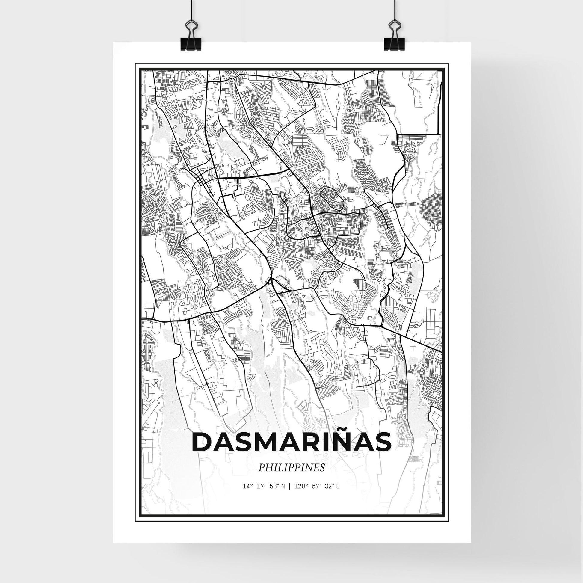 Dasmariñas Philippines - Premium City Map Poster