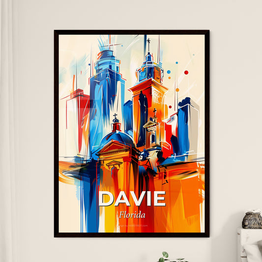 Vibrant Davie, Florida - A Colorful Painting Of A City