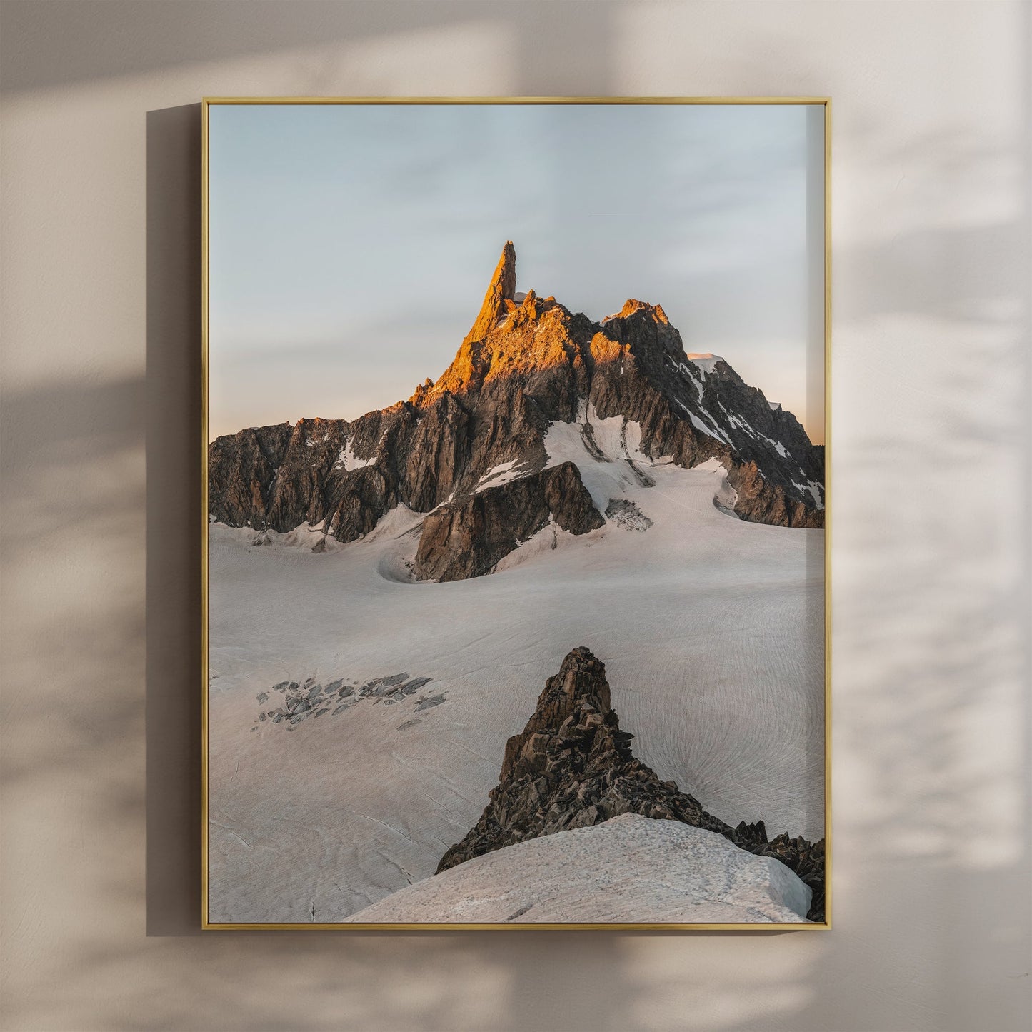 Dent du Géant Print – French Alps Sunset Wall Art Photography