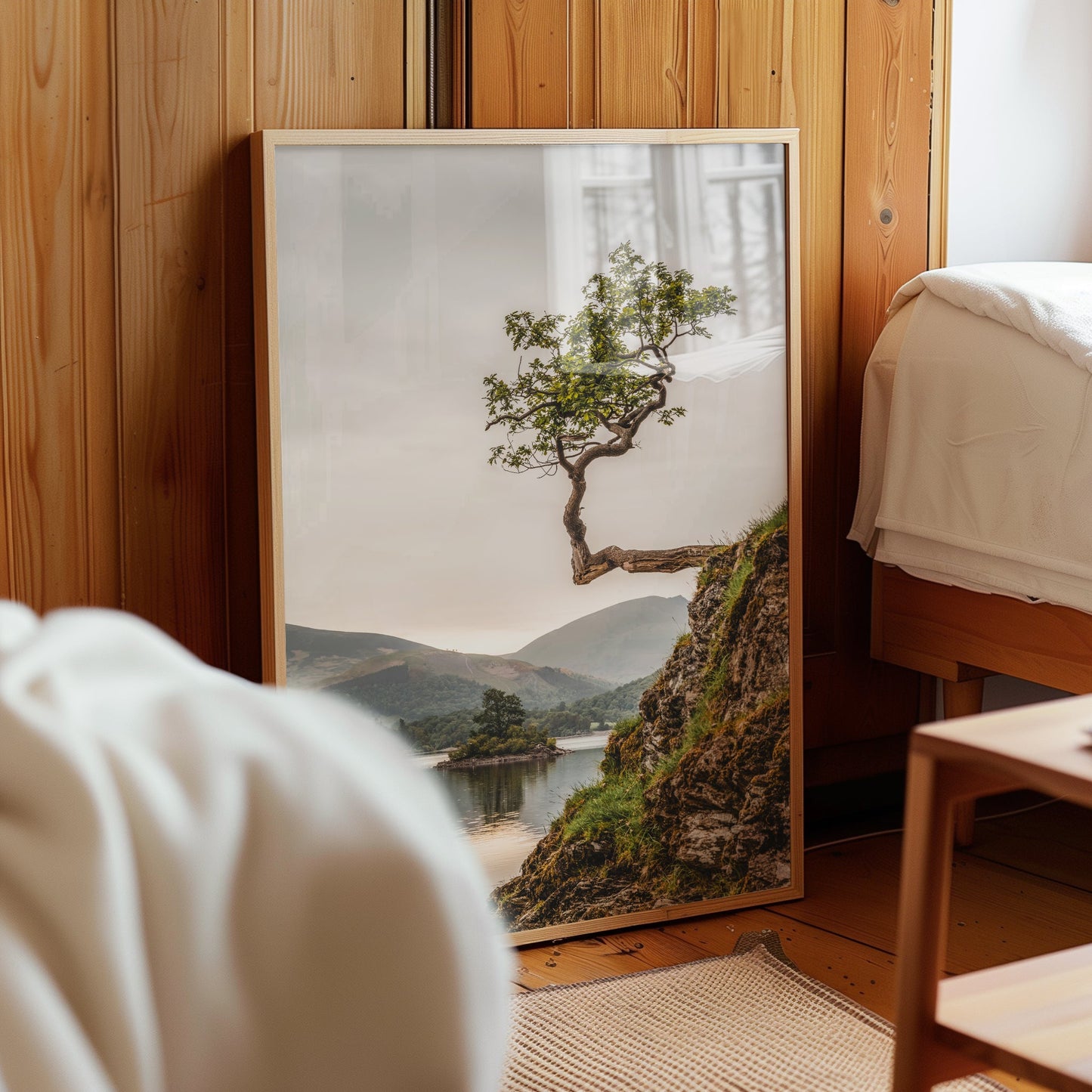 Lone Tree at Derwentwater – Lake District Wall Art Print