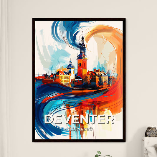 Vibrant Deventer, Netherlands - A Painting Of A City