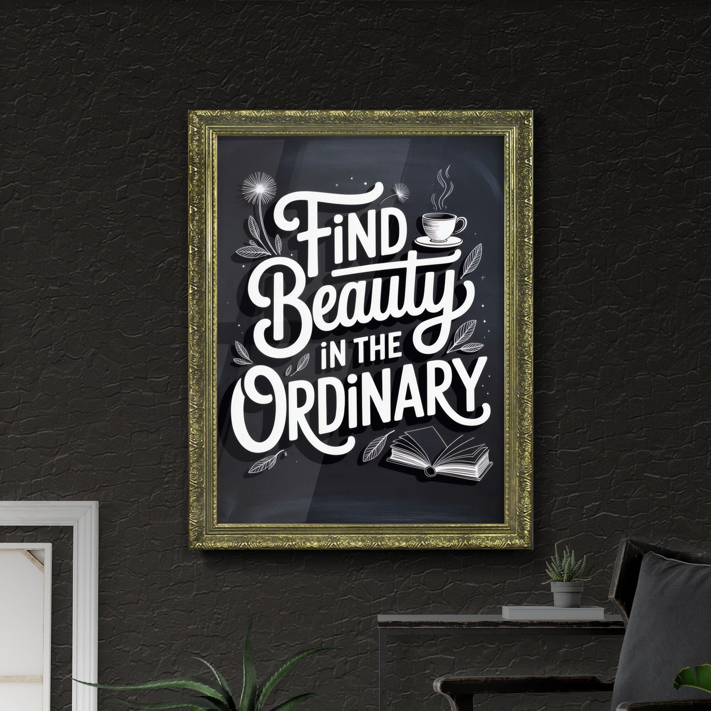 Discover the Extraordinary in Everyday Moments Through Inspirational Typography and Creative Design.