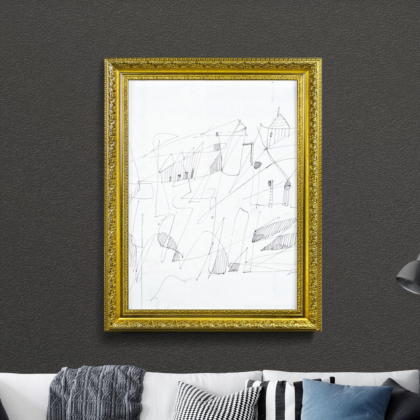 Disrupted Landscapes: A Symphony of Lines and Forms