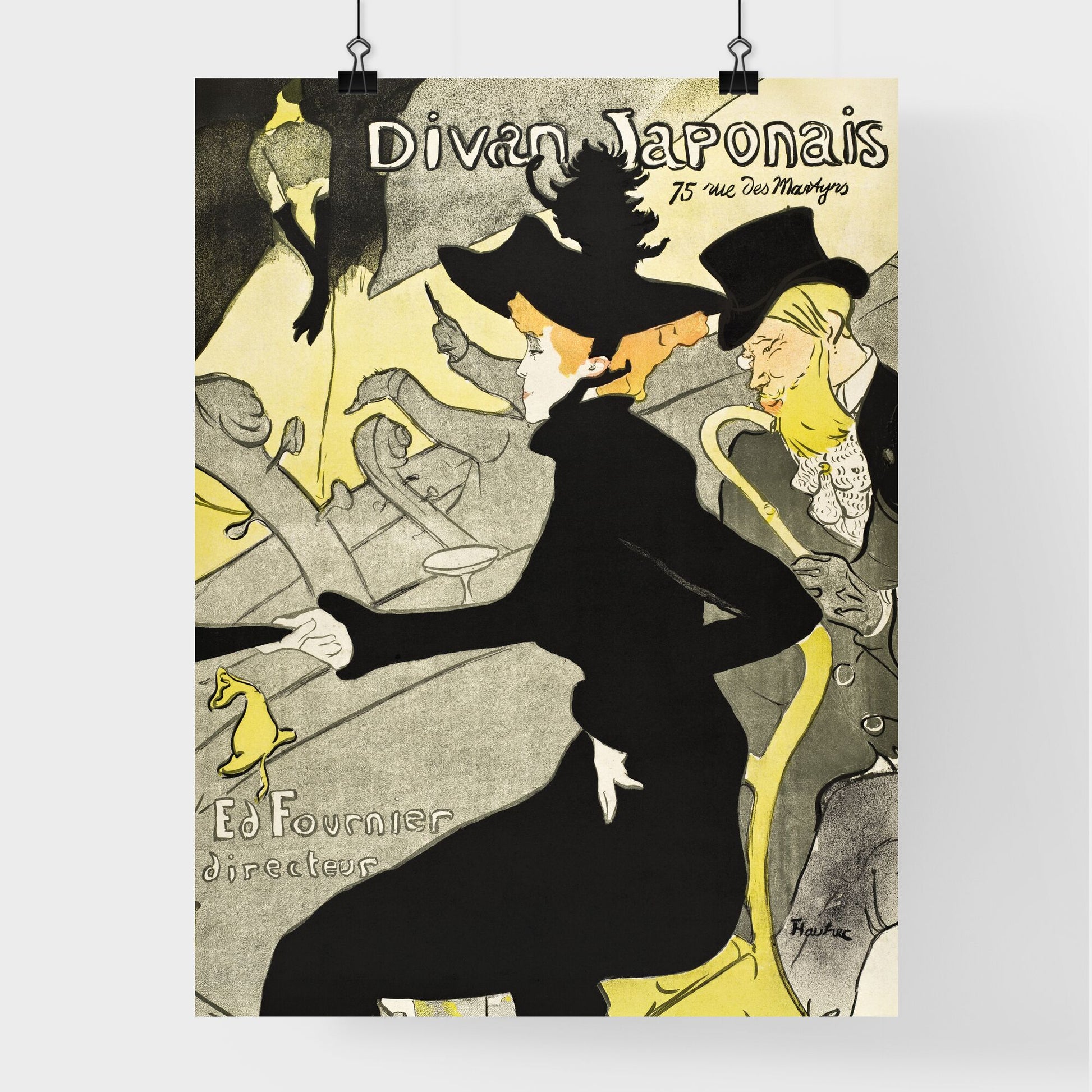 Divan Japonais – Henri de Toulouse-Lautrec Poster