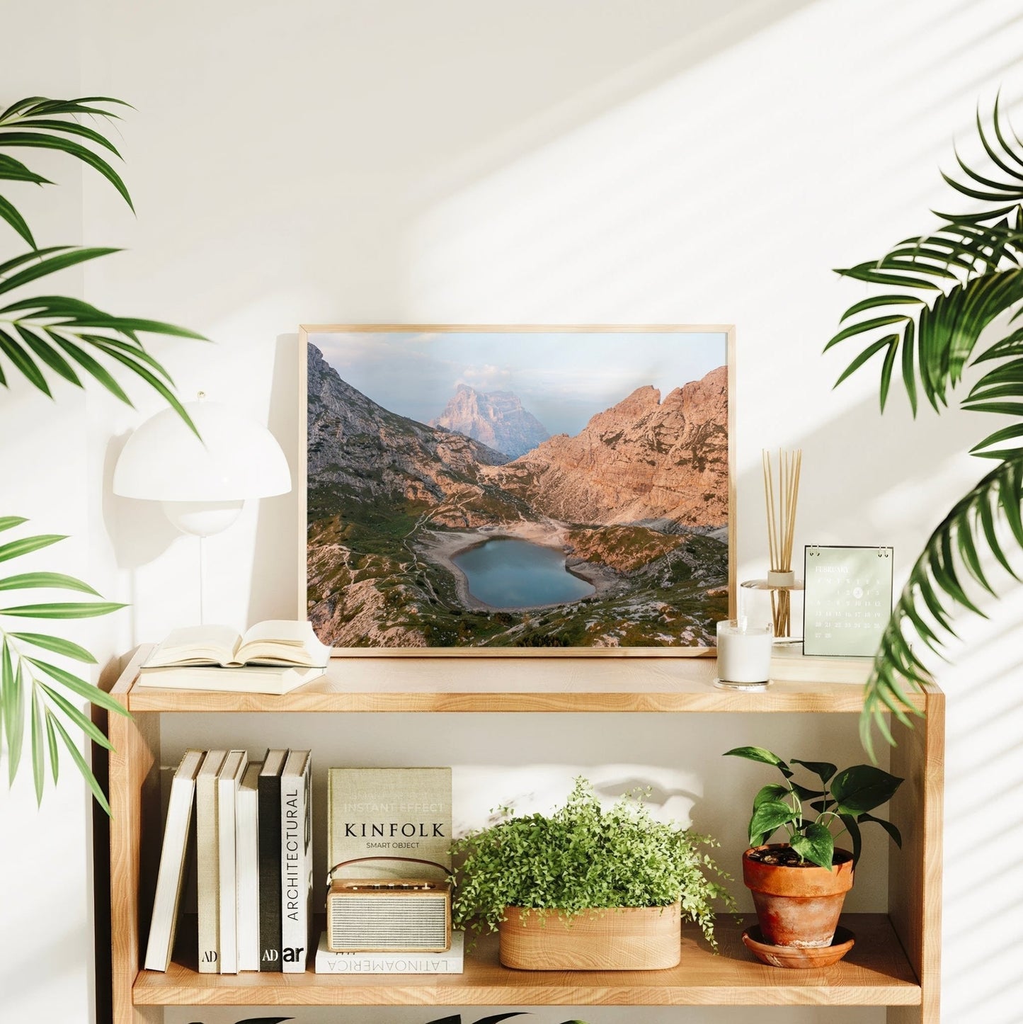 Lago di Coldai and Monte Pelmo – Dolomites Landscape Photography Print