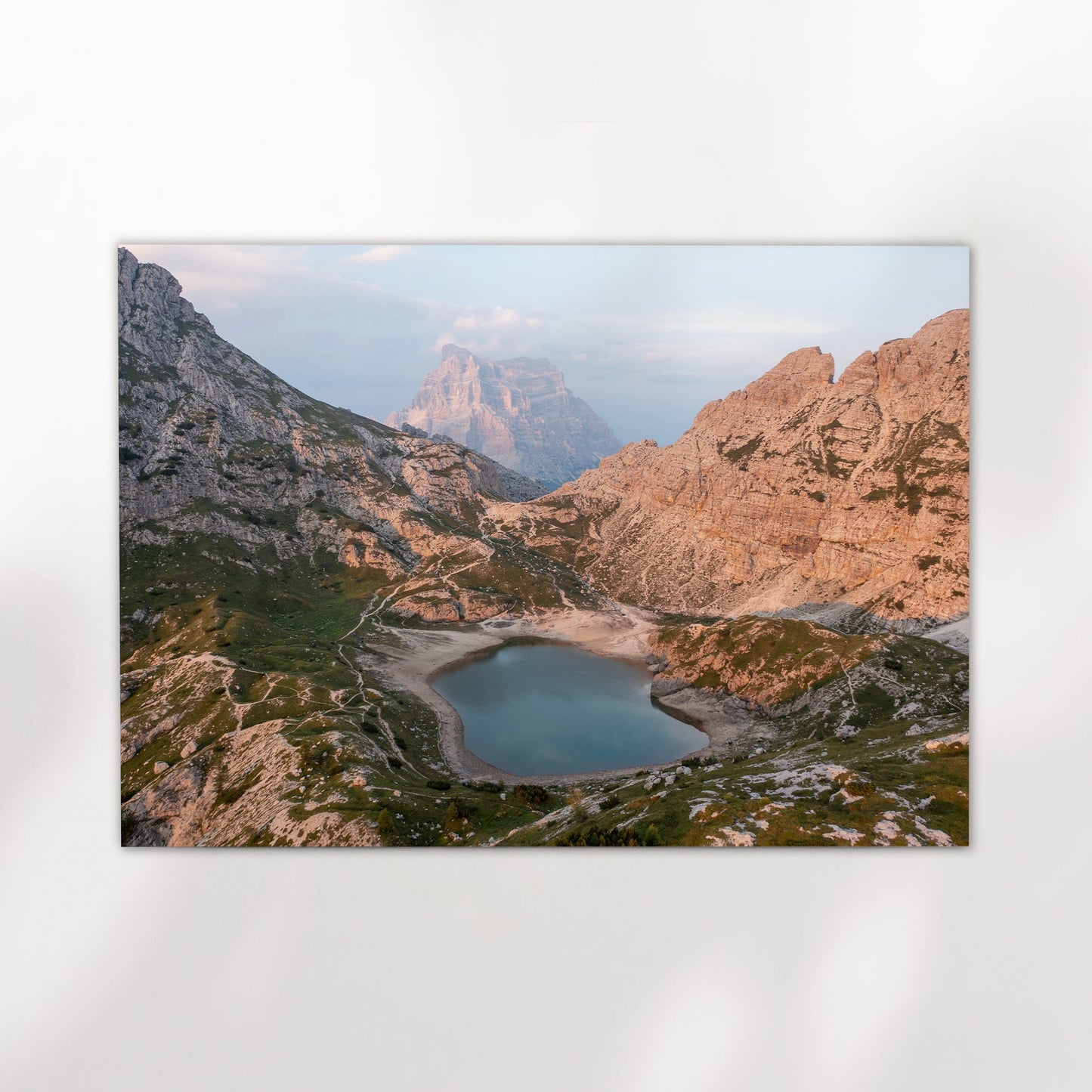 Lago di Coldai and Monte Pelmo – Dolomites Landscape Photography Print