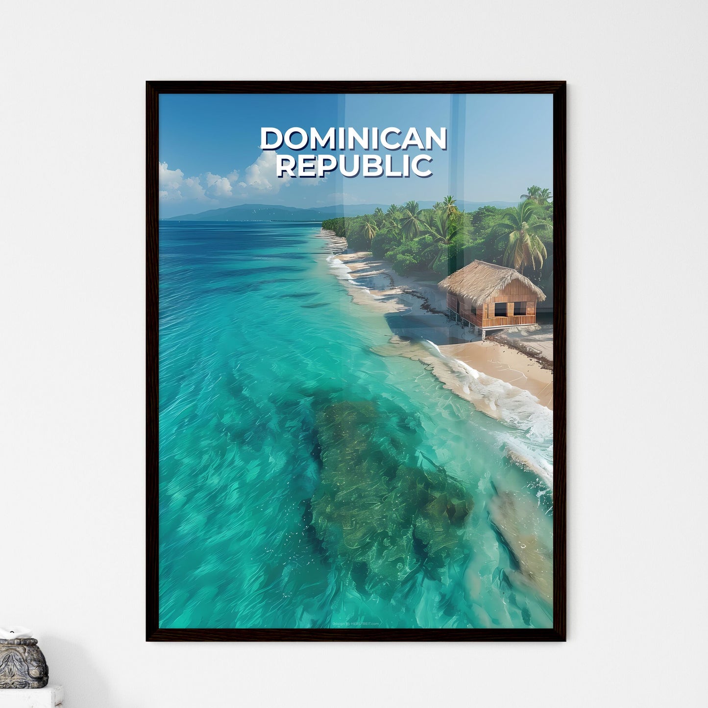 Art Painting Dominican Republic North Americ - Framed Art Print