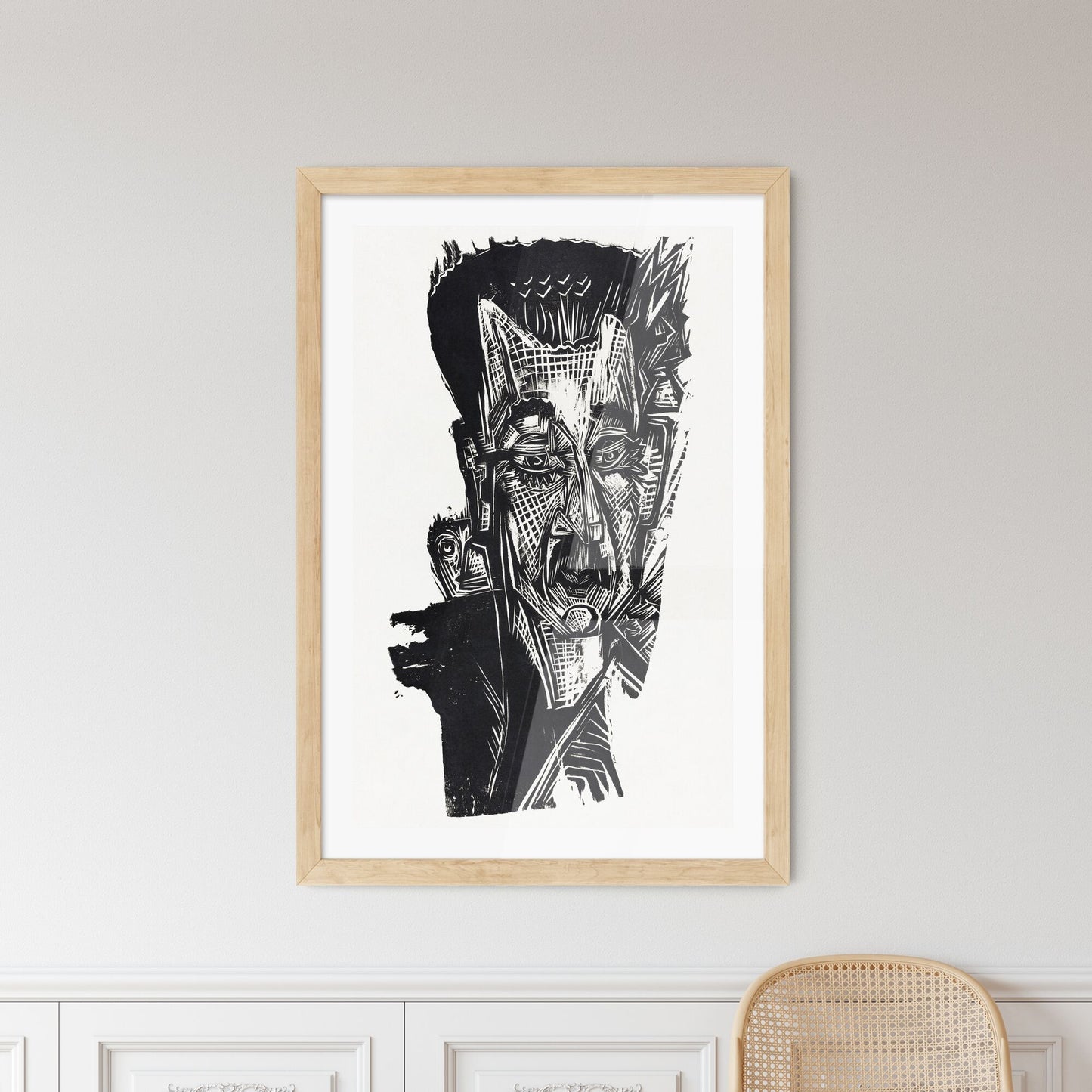 Framed Print of Dr. Ludwig Binswanger – Ernst Ludwig Kirchner