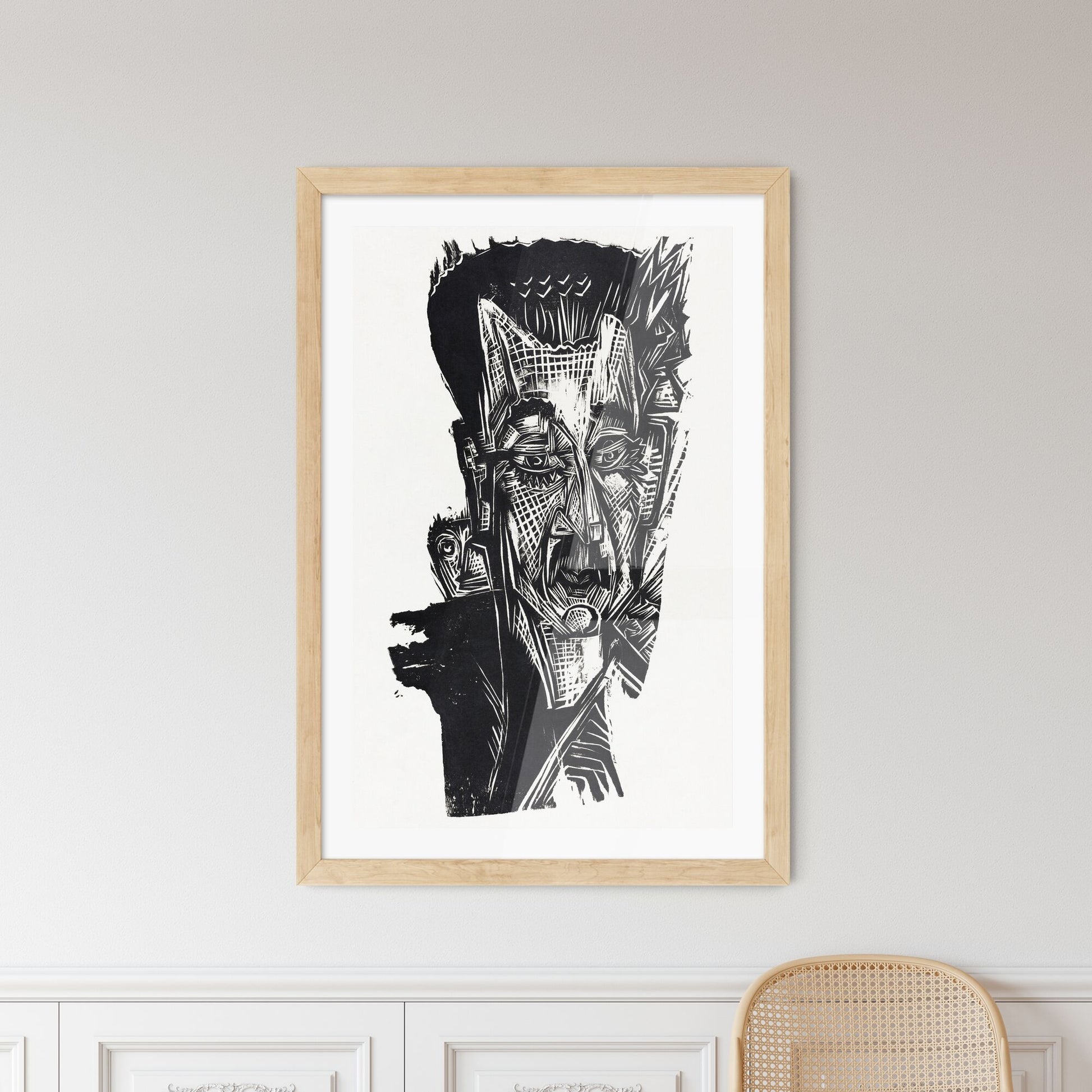 Framed Print of Dr. Ludwig Binswanger – Ernst Ludwig Kirchner