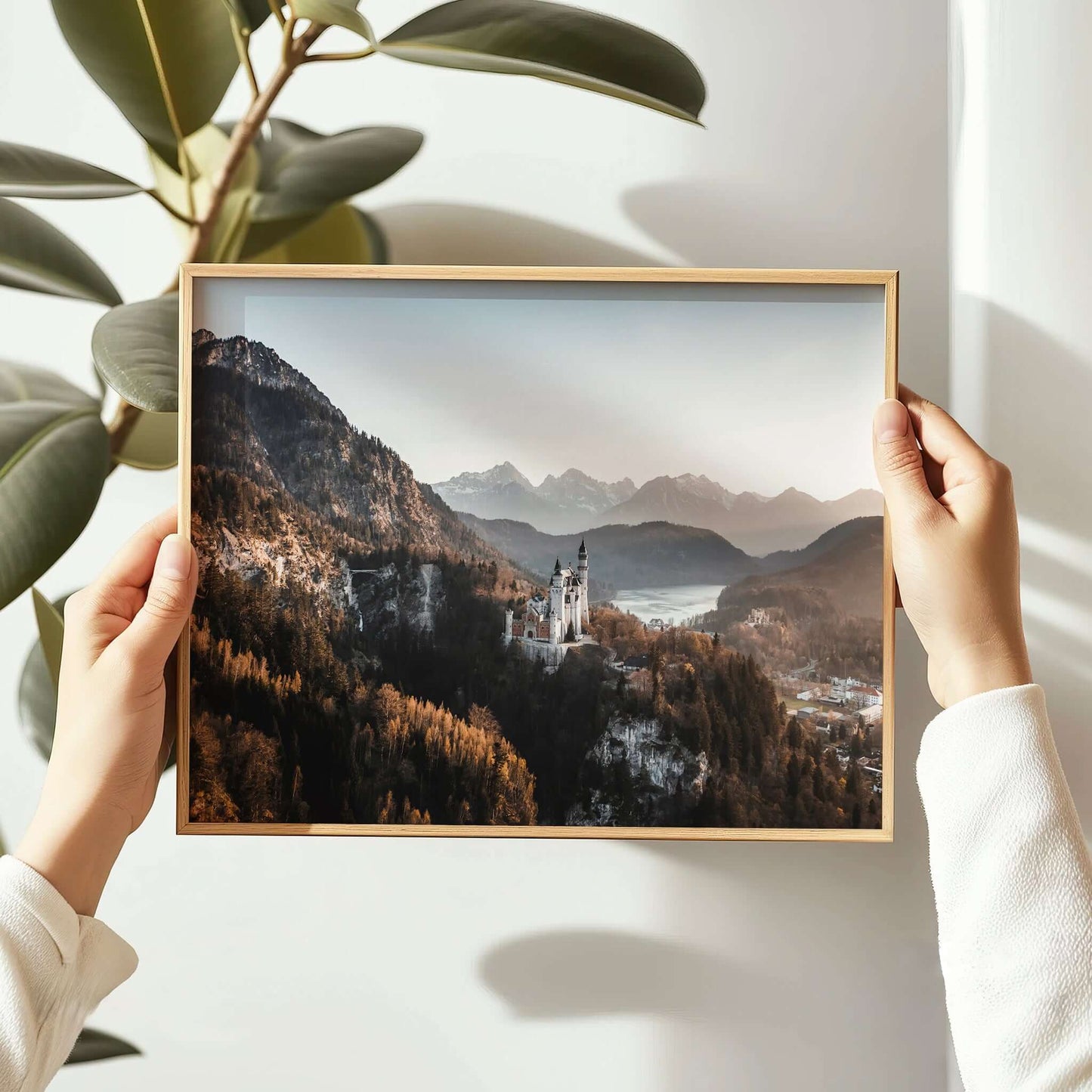 Neuschwanstein Castle Print – Bavarian Alps Wall Art