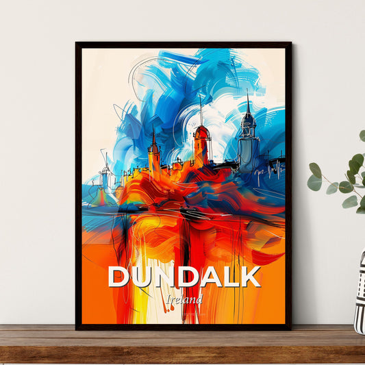 Vibrant Dundalk, Ireland - A Colorful Painting Of A City