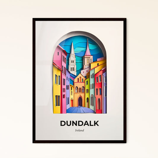 Vivid Dundalk, Ireland - a city with a clock on it