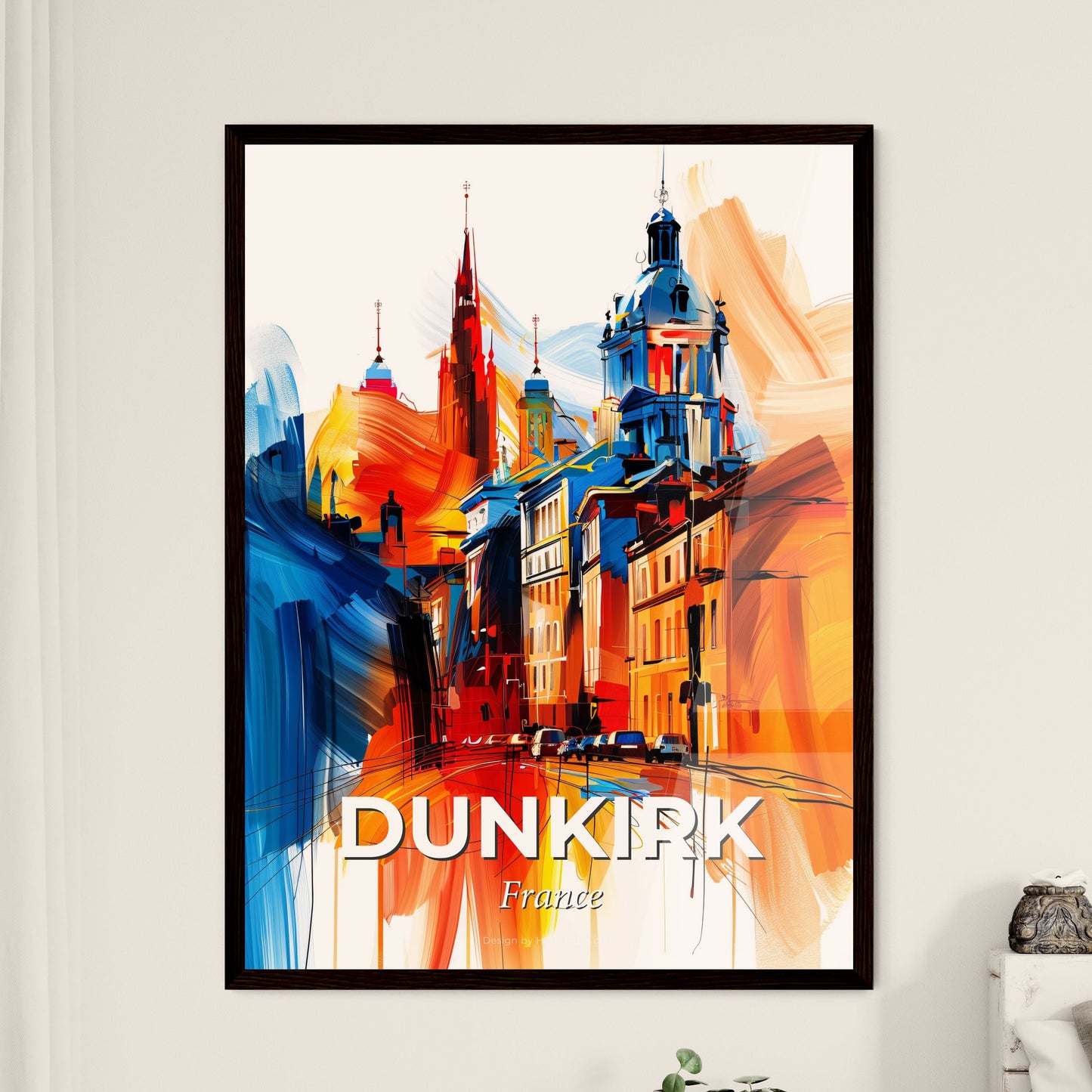 Vibrant Dunkirk, France - A Painting Of A City