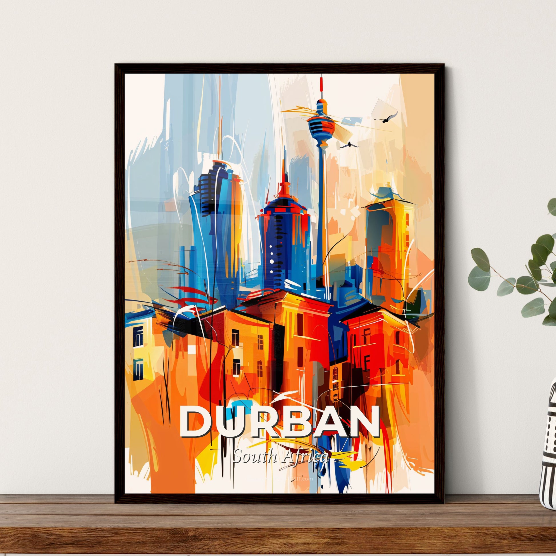 Vibrant Durban, South Africa - A Painting Of A City