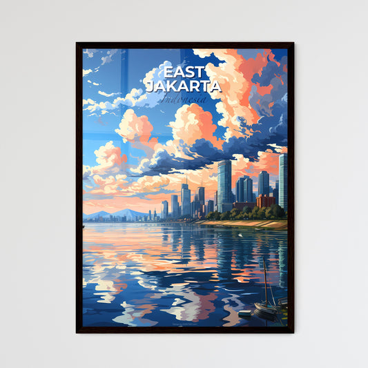 Vibrant Jakarta Skyline Painting: Art and Cityscape of East Indonesia Panorama Default Title