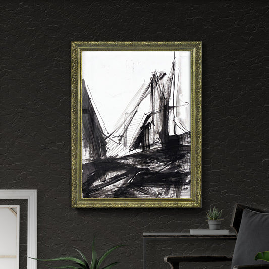 Echoes of the Sea: Shadows of Forgotten Vessels on Canvas
